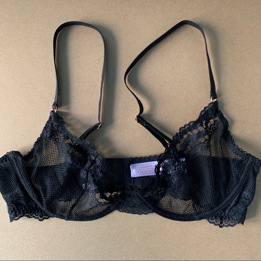 Savage x Fenty Black Bralette 36C